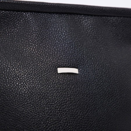 Bag Cross-Bodi with a zipper, black color-4