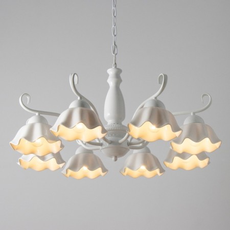 Luracia chandelier 8he27 40w is white 88x88x37-72 cm Bayerlux-2