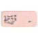 Penal-football Plastic 90 x 204 x 28 mm, Phoenix "Cat with a book" Pink 61988
