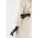 Gloves are female, dimensionless, without insulation, brown color