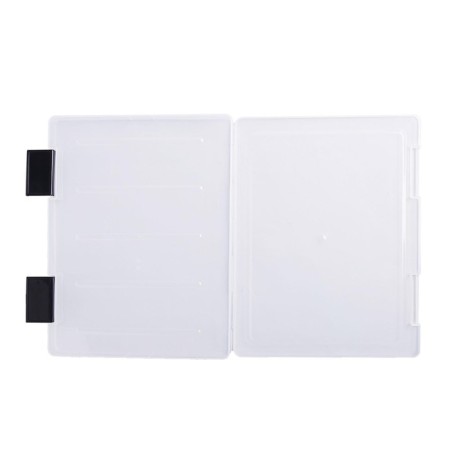 A4 document folder, with black latches, 230 x 305 x 40 mm, transparent case-2