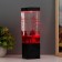 Lava-lamp "Volcano" LED from 3haa USB batteries Red 7.5x7.5x23cm