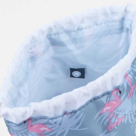 Cosmetic bag on a lace, with a wallet, the color of a gray-blue-4