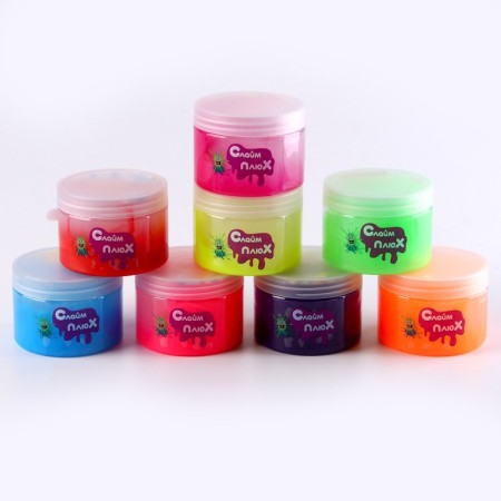 Two -layer slime "Sea" with charming, 350 g, mix-3