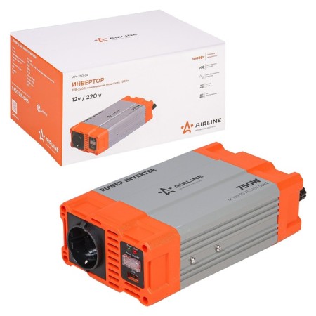 Inverter 12V-220V, 750 W AIRLINE API-750-04