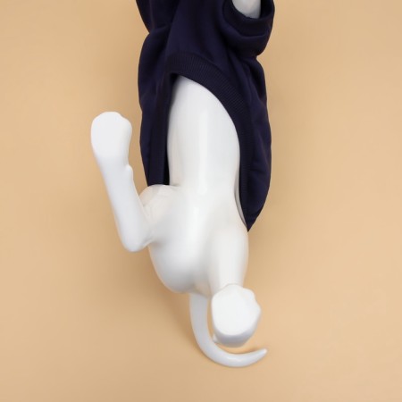 Sweep for animals with a hood, size 2xl (DS 55 cm). Blue-5