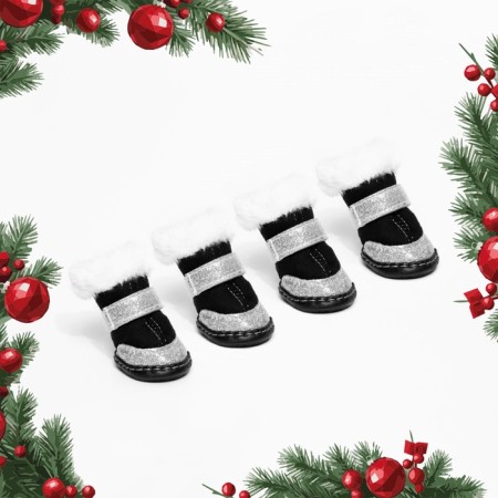 Shoes "oh, frost", set 4 pcs, 3 size, black
