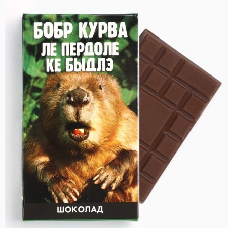 Шоколад 27 гр "Бобр"-2