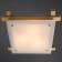 Archimede 3x60W E27 Brown lamp 40x40x9 cm