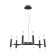 Suspension lamp Maytoni Mod031PL-12B, 12XG9, 25W, 64x64x150 cm, black color