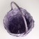 A set of baskets of 3 pcs, d34x14xh40 cm, lilac, willow