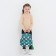 Baby backpack on lightning, 3 outer pockets, green color