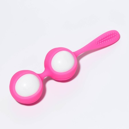 Vaginal balls, 13.6x3.4x3 cm, 90 g, pink