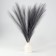 Pampas artificial grass, height 43 cm, 5 brushes, dark gray color