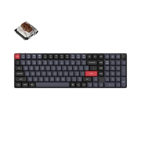 The wireless mechanical keyboard QMK Keychron K17 Pro, 103 keys, KNOB, HOT-SWAP, GAT 108244