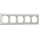 Frame for 5 posts WL07-FRAME-05, pearl color