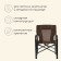 Tourist chair Maclay, table with a cup holder, 63x47x94 cm, brown color