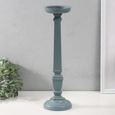 Summary tree for 1 candle "Greece" gray-lilac 11.5x11.5x39.5 cm-1