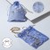 Gift bag "Star Music", 10 × 12, blue color with silver