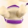 Soft harness kit, leash 120 x 1 cm with a swivel, s, Osh 26-67 cm, og 26-67 cm, purple