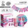 A set of paper dishes is a single birthday ”, the brightest, 6 plates, 6 glasses, 6 caps
