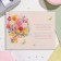 Postcard "Bright Birthday!" Glitter, Congrev, Bouquet, 12.5x19.4 cm