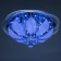 Chandelier 55647/500 CR chrome 5x40W+13W E14 LED PDU 50x50x25cm