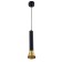 Claret suspension lamp GU10 35W black 7x7x25.5-125.5cm