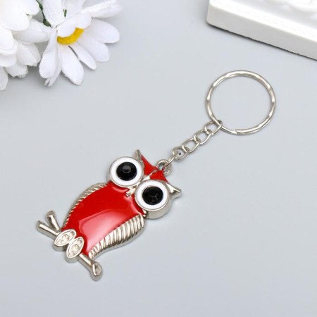 Trick Metal "Owl on a twig with a bright belly" mix 4.5x2.7 cm-2