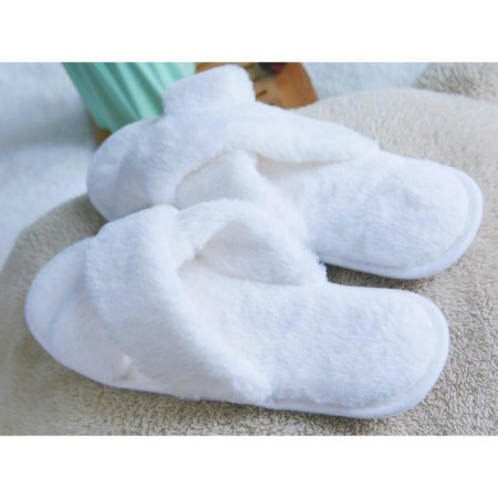 Slippers # 2 women, size 36.5, cream color-1