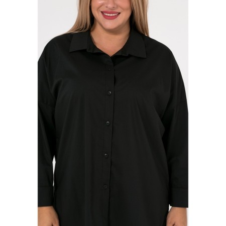 Female shirt, size 56, black color-5