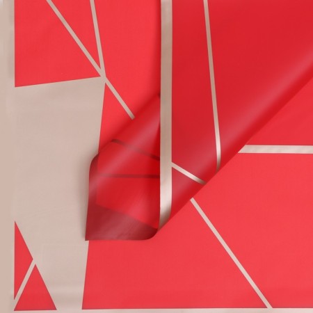Film 58 x 58 cm, red