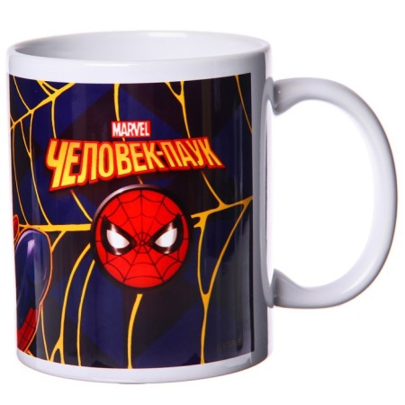 Sublimation mug, 350 ml "Super-Men", Spider-Man Mix-4