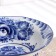 Plate - bowl, half -support, 17 × 17 × 5 cm, 0.5 l, gzhel