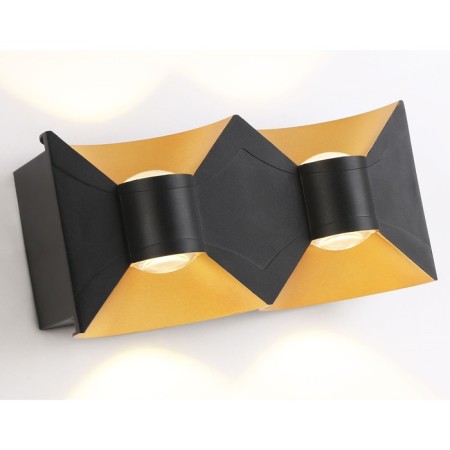 Street wall lamp Ambrella Garden ST4477, 11W, LED, Black Color, Gold-3