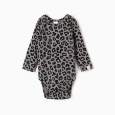 Боди с дл. рукавом Крошка Я Trendy grey, рост 74-80 см