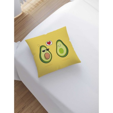 Decorative pillowcase "Avocado lovers", on a zipper, size 45x45 cm-1