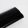 Women's wallet on the button, black color