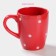 Mug of Dolyana "Red Peas", 360 ml, red color