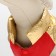 Jacket for dogs with weighting size 16 (DS 36, OG 46, Osh 35), gold-red