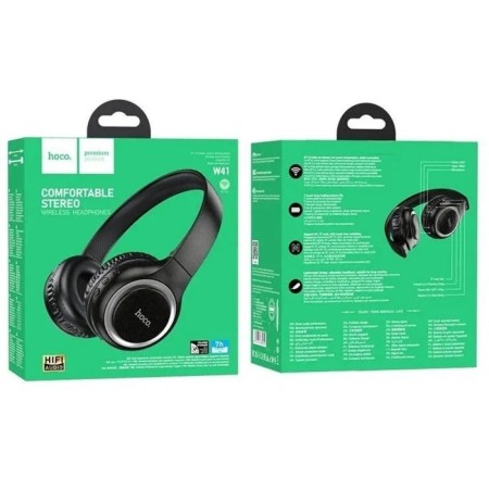 Hoco W41 headphones, wireless, invoices, Bluetooth 5.0, 200 mAh, black-4