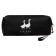 Penal is soft, 1 compartment, 80 x 215 x 50 mm, voluminous, Devente Zaraza, artificial leather with a pen, black, mix