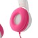 Headphones Quumo Game Cat White, Game, microphone, USB+3.5 mm, 2m, white/pink