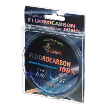 Monophile FX FX FX FLUOROCARBON LESTION 100%, diameter 0.10 mm, test 1.27 kg, 30 m, transparent-1