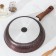 Granit Ultra pan, d = 28 cm, removable handle, anti -stick coating, brown color