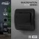 Luazon Lighting "Orion" switch, 10 A, 1 key, hidden, black