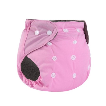 Panties-scammer, reusable, carbon-bamboo fabric, pink color, from 0-36 months.
