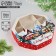 Folding box "heat and comfort", 29 x 29 x 5 cm, new year