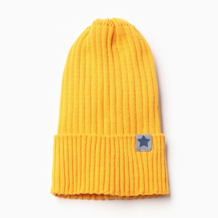 Children's hat, mustard color, size 48-52