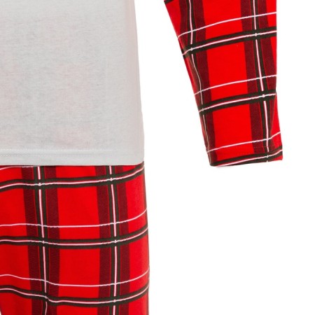 New Year. Pajama men's kaftan "X-Mas" size 48-8